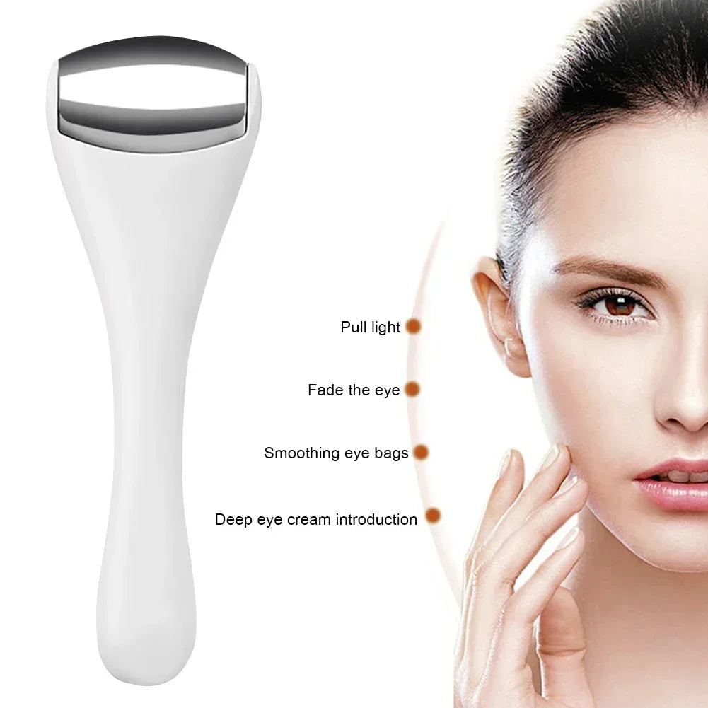 Eye & Face Metal Ice Roller – Cooling Stainless Steel Skincare Tool