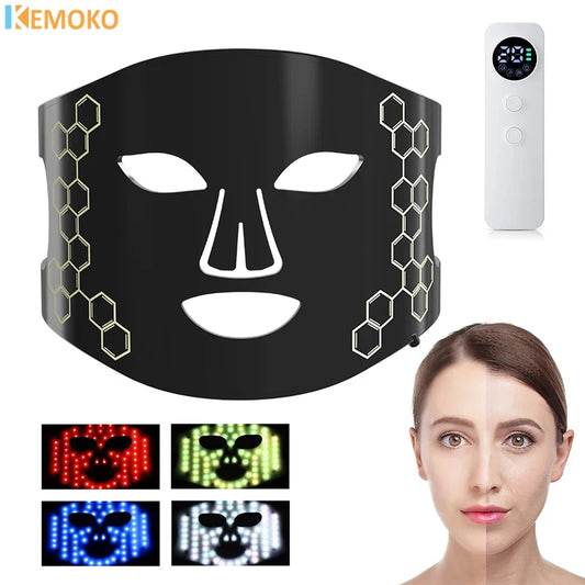 72-LED Photon Beauty Mask - Advanced Electronic Device for Skin Brightening and Fine Line Restoration